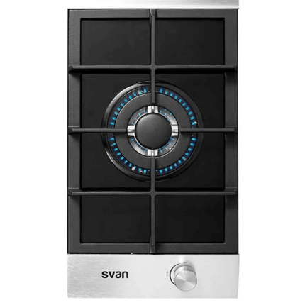 Svan SVEC1BF – Placa de Gas Compacta con Quemador Wok de 3,4 kW