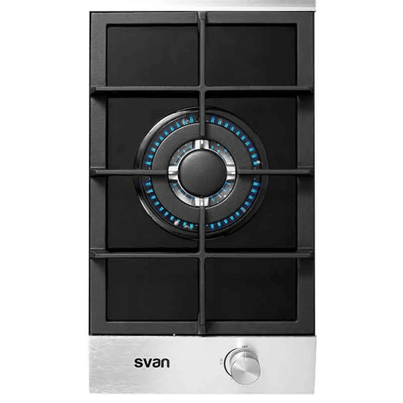 hlkugjyhttdfgrsdtfyugrdfkg Svan SVEC1BF – Placa de Gas Compacta con Quemador Wok de 3,4 kW - Imagen 1