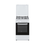 Cocina de gas con horno Svan SKKG4500TM 4 zonas 55L con tapa blanco 50 cm