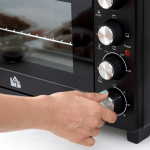 Horno de sobremesa Power Flame Homcom 32L 1600W negro 33,5×52,2×38,1 cm - Imagen 4